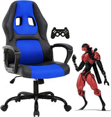 Gaming Chair PC Computer Chair Office Chair for Adult Teen Kids, Ergonomic PU Leather Gamer Chair with Lumbar Support