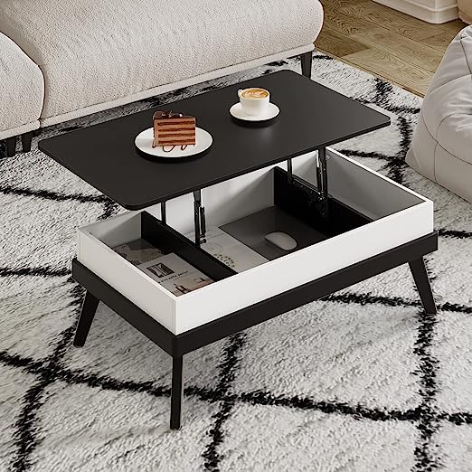 Lift Top Coffee Table, Easy-to-Assembly Center Table