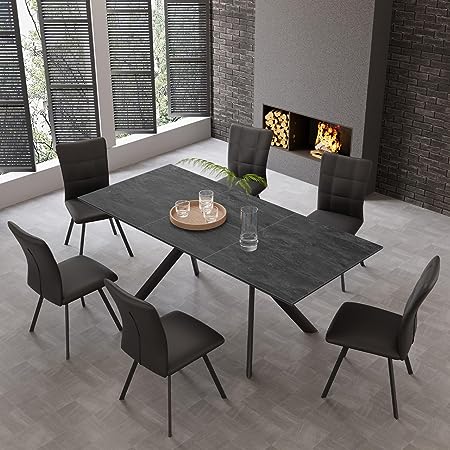 71" Extendable Dining Table Set