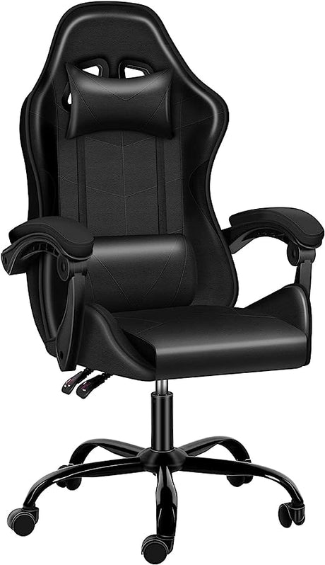 Ergonomic Backrest and Seat Height Adjustable Swivel Recliner Racing