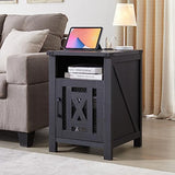 End Table with Charging Station, Beside Table