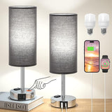 Touch Lamps for Bedrooms Set of 2 Bedside