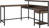 Dorrinson Modern L-Shaped Home Office Desk