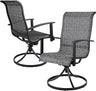 Outdoor Swivel Rocking Patio Dining Chairs Set of 2