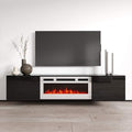 Cali WH-EF Floating Fireplace TV Stand for TVs up to 80"