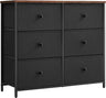 Dresser for Bedroom, Chest of Drawers, 6 Drawer Dresser