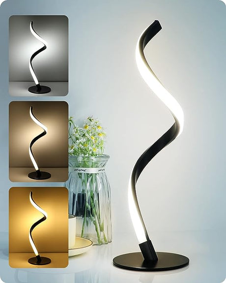 Bedside Lamp - 3 Colors Touch Control LED Table Lamp