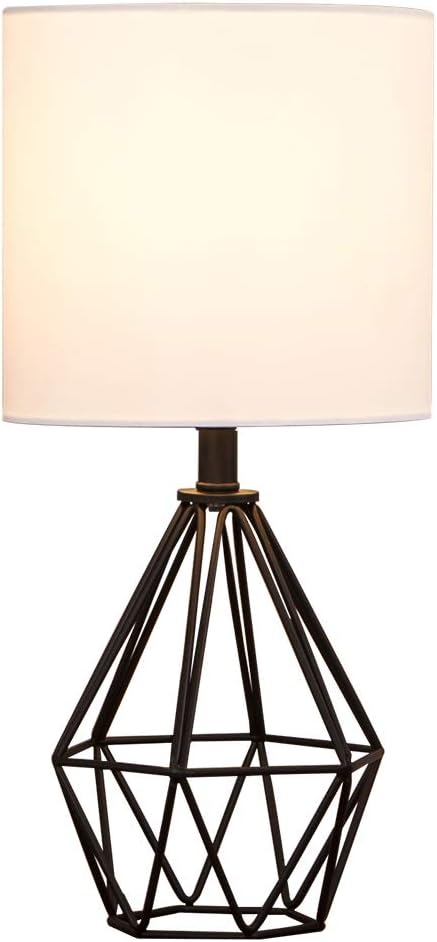 Gold Modern Hollow Out Base Bedroom Small Table Lamp