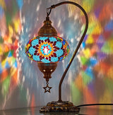 Turkish Moroccan Handmade Colorful Mosaic Gooseneck