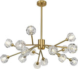 Sputnik Chandeliers Mid Century Crystal Pendant Light Chandelier