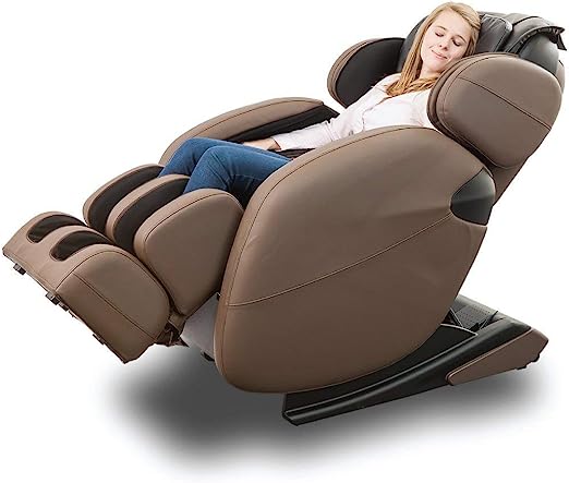 LM Luxury Massage Chair LM-6800 – Classic SL-Track Zero-Gravity Space-Saving Full-Body Massage Chair Black