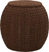 Handwoven Paper Rope Barrel Wicker