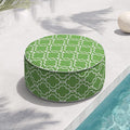 Indoor/Outdoor Inflatable Ottoman D21 x H9 inch, Round Footstool Inflatable Foot Rest Ottoman