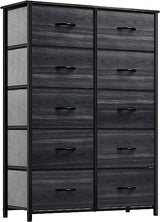 10 Drawer Dresser - Fabric Storage Tower,  Living  Room, Hallway