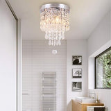 Modern Small Chandeliers Ceiling Light Fixture Square Flush