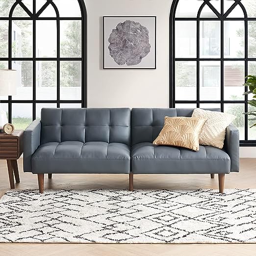 Aaron Couch, Futon Sofa Bed, Sleeper Sofa, Loveseat, Couches for Living Room