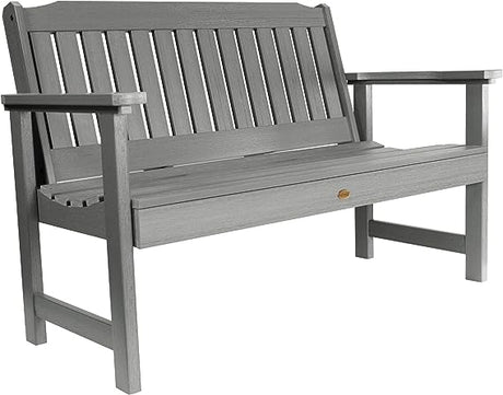 D-BENW2-WHE Lehigh Garden Bench, 4 Feet, White