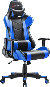 Ergonomic Gaming Chair Racing Style Adjustable Height High Back PC Computer Chair with Headrest and Lumbar Support