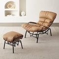 Living Room Accent Chair with Ottoman, Mid Century Modern Rocking Chair, Recliner Chair with Ottoman, Chaise Lounge Chairs