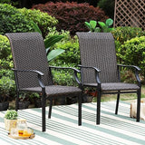 Wicker Dining Chair Set of 2