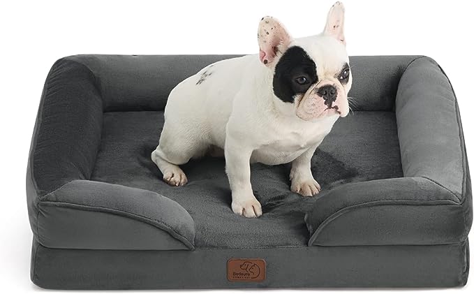 Orthopedic Dog Bed for Medium Dogs -Foam Sofa with Removable Washable Cover