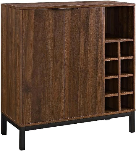 Mid-Century Modern Wood Kitchen Buffet Sideboard, Storage Cabinet