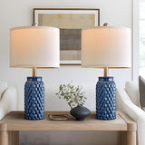 23.75 inch Modern Ceramic Lamps Set of 2