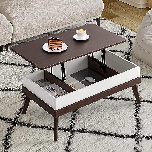 Lift Top Coffee Table, Easy-to-Assembly Center Table