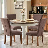 Upholstered Parsons Dining Chairs Set of 4