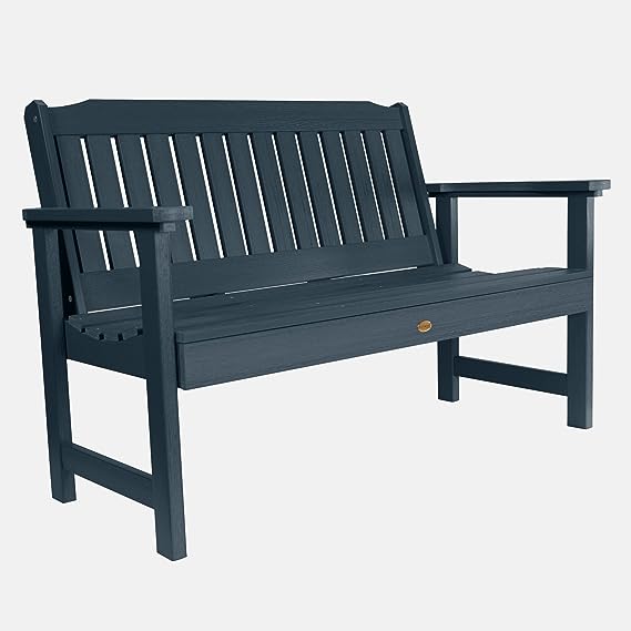 D-BENW2-WHE Lehigh Garden Bench, 4 Feet, White