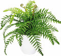 14" Small Fake Boston Ferns Artificial Plants for Home Decor