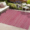 SMB108B-3 Ourika Moroccan Geometric Textured Weave Indoor Area Rug