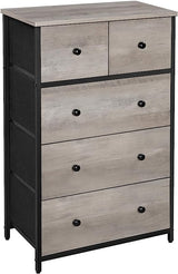 Dresser for Bedroom, Chest of Drawers, 6 Drawer Dresser