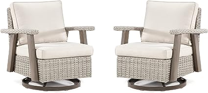 Patio Chair Set of 2 - Outdoor 360 Degree