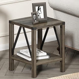 Farmhouse End Side Table