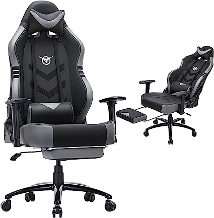 Big and Tall Gaming Chair 350lbs-Racing Style Computer Gamer Chair,Ergonomic Office PC Chair with Wide Seat, Reclining Back