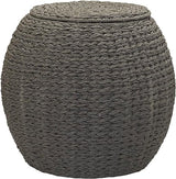 Handwoven Paper Rope Barrel Wicker