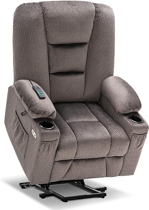 Large Electric Power Lift Recliner Chair with Massage and Heat for Elderly