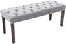 Button-Tufted Ottoman Bench, Upholstered Bedroom Benches