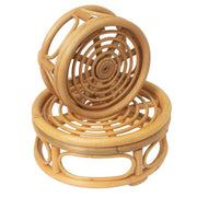 Handwoven Rattan Plant Riser