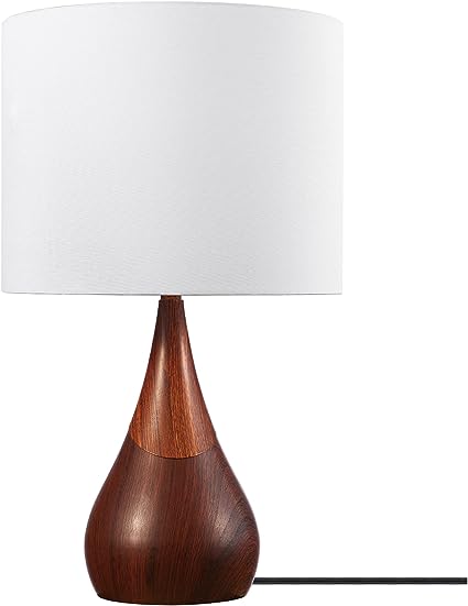 67155 20" Fillable Table Lamp, Clear Glass and Steel Base