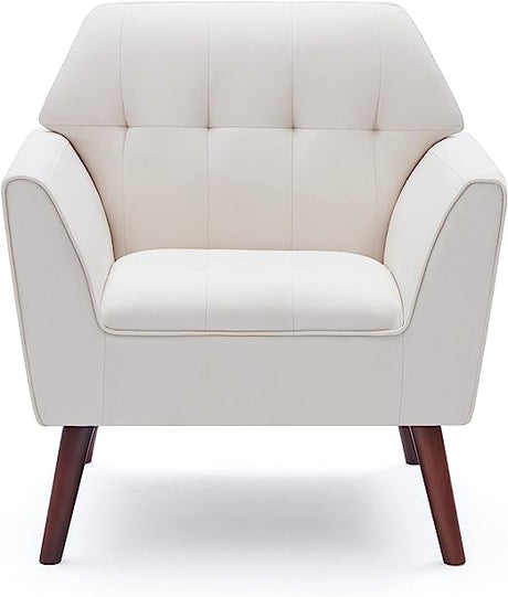 Accent Chairs for Bedroom, Midcentury Modern Accent Arm Chair for Living Room