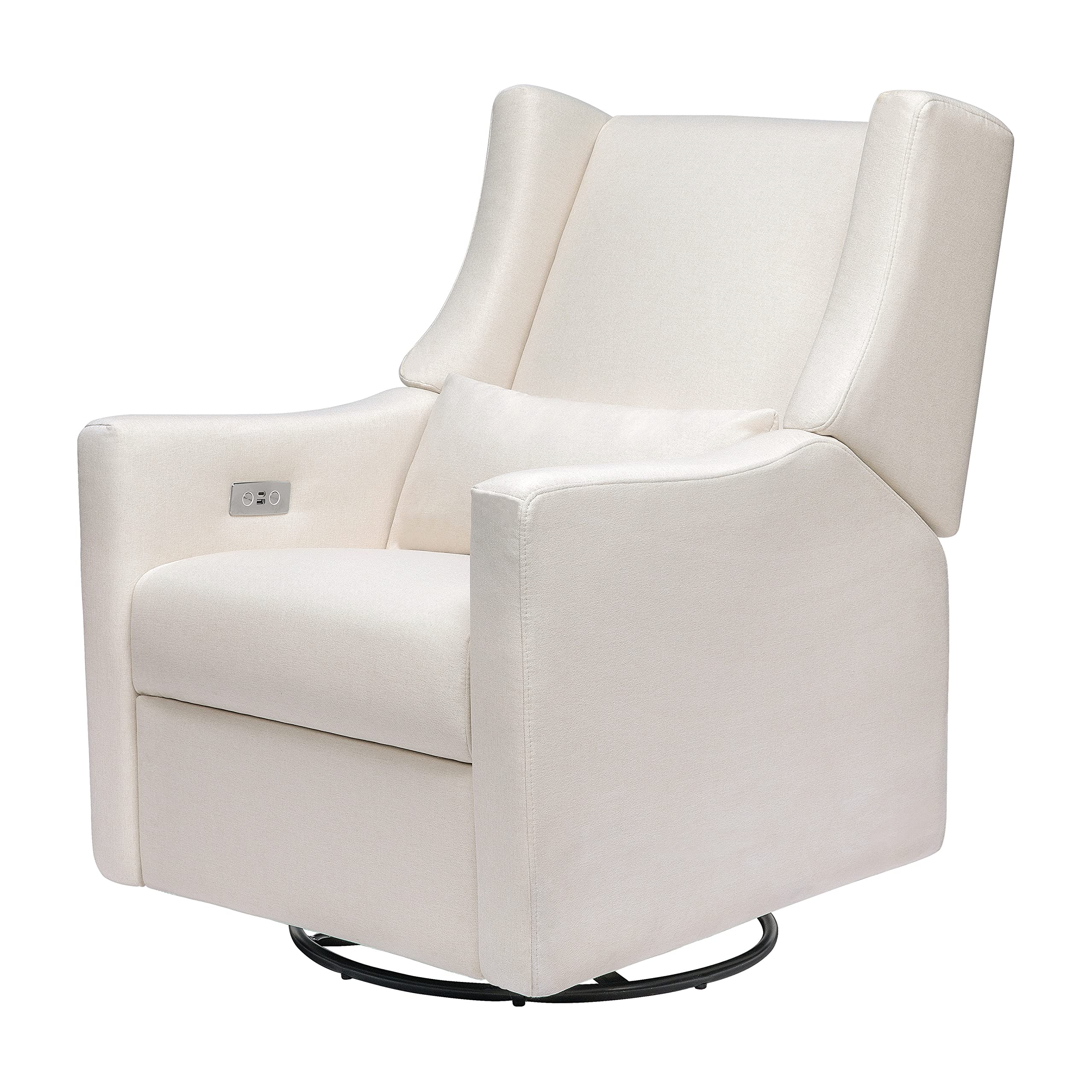 KiwiNest Power Recliner Glider Chair – Cream Eco-Weave