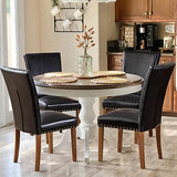 Upholstered Parsons Dining Chairs Set of 4