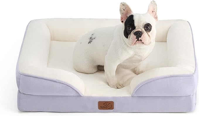 Orthopedic Dog Bed for Medium Dogs -Foam Sofa with Removable Washable Cover