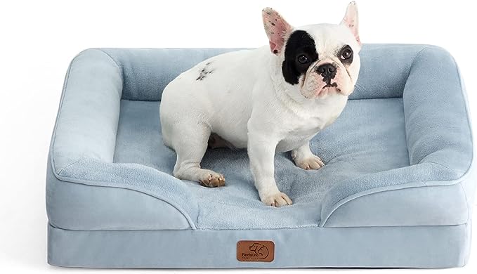 Orthopedic Dog Bed for Medium Dogs -Foam Sofa with Removable Washable Cover