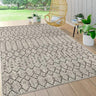 SMB108B-3 Ourika Moroccan Geometric Textured Weave Indoor Area Rug