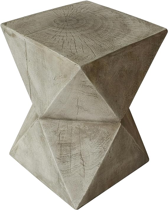 Manuel Light-Weight Concrete Accent Table, Natural,