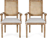 Maria DINING CHAIR SETS, Wood, Beige + Natural