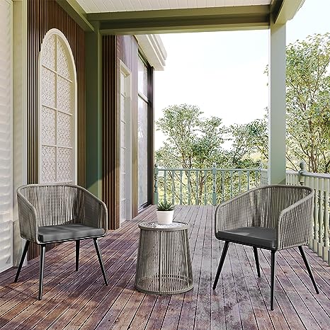 Breezeway Patio Furniture Set, 3-Piece Outside Bistro Set